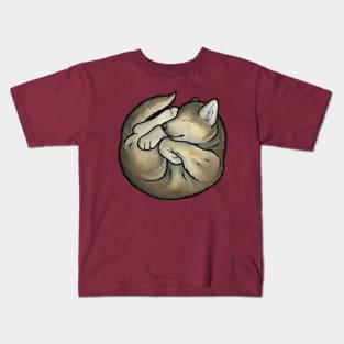 Sleeping wolf cub Kids T-Shirt